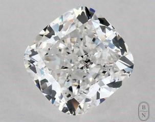 This cushion modified cut 1 carat F color si1 clarity has a diamond grading report from GIA