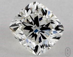 This cushion modified cut 1.01 carat I color si1 clarity has a diamond grading report from GIA