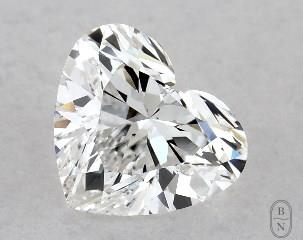 This heart shaped 1.01 carat E color si1 clarity has a diamond grading report from GIA