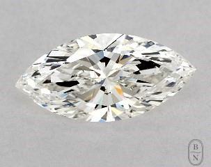 This marquise cut 1 carat I color vs2 clarity has a diamond grading report from GIA