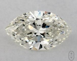 This marquise cut 1.19 carat I color si1 clarity has a diamond grading report from GIA