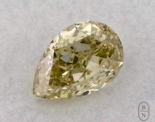 This pear shaped 0.32 carat Fancy Yellow color si1 clarity has a diamond grading report from GIA