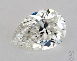 This pear shaped 1 carat H color si1 clarity has a diamond grading report from GIA