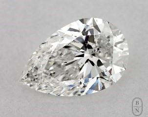 This pear shaped 1.02 carat F color si1 clarity has a diamond grading report from GIA