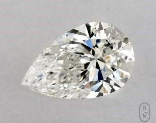 This pear shaped 1.11 carat I color si1 clarity has a diamond grading report from GIA