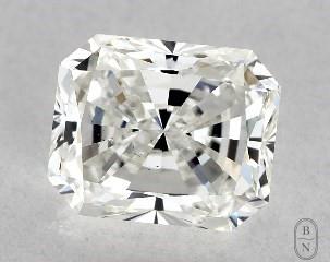 This radiant cut 1 carat H color vs2 clarity has a diamond grading report from GIA