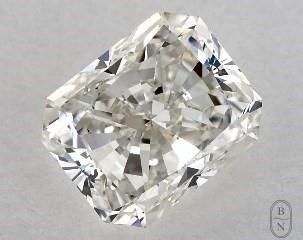 This radiant cut 1 carat I color vs2 clarity has a diamond grading report from GIA