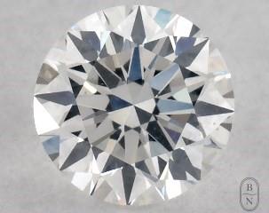 0.31 Carat F-SI2 Excellent Cut Round Diamond