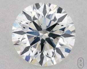 0.33 Carat H-SI2 Excellent Cut Round Diamond