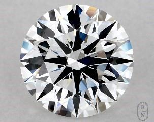 This 2 carat Lab-Created  round diamond E color si1 clarity has Excellent proportions and a diamond grading report from GIA