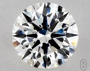 This 2.03 carat Lab-Created  round diamond F color si1 clarity has Excellent proportions and a diamond grading report from GIA