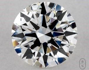 This 2.04 carat Lab-Created  round diamond F color si1 clarity has Excellent proportions and a diamond grading report from GIA