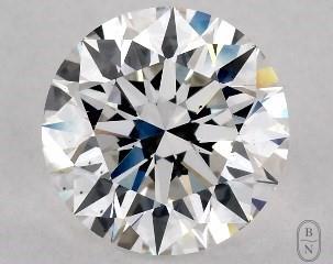 This 2.06 carat Lab-Created  round diamond G color vs2 clarity has Excellent proportions and a diamond grading report from GIA