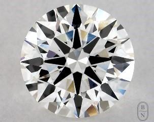This 2.07 carat Lab-Created  round diamond H color vs1 clarity has Excellent proportions and a diamond grading report from GIA