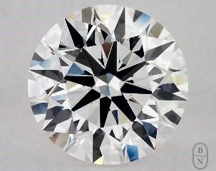 This 2.08 carat Lab-Created  round diamond G color vs2 clarity has Excellent proportions and a diamond grading report from GIA