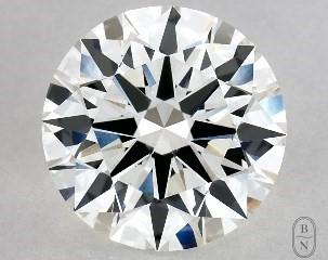 This 2.09 carat Lab-Created  round diamond H color vs1 clarity has Excellent proportions and a diamond grading report from GIA