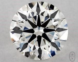 This 2.1 carat Lab-Created  round diamond H color vs1 clarity has Excellent proportions and a diamond grading report from GIA