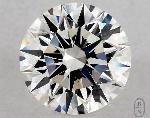 This 2.1 carat Lab-Created  round diamond H color vs1 clarity has Excellent proportions and a diamond grading report from GIA