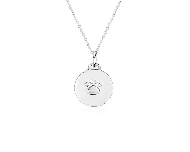 An ideal gift for the pet lover in your life, this charm comes strung on a 18-inch silver chain which can be adjusted to 16 inches.