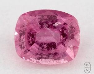 This 0.80 Cushion Pink Sapphire is sold exclusively by Blue Nile 