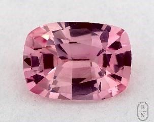 This 1.03 Cushion Pink Sapphire is sold exclusively by Blue Nile 
