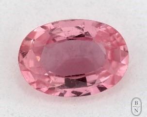 This 0.71 Oval Pink Sapphire is sold exclusively by Blue Nile 