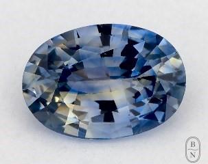 This 0.73 Oval Blue Sapphire is sold exclusively by Blue Nile 