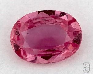 This 0.77 Oval Pink Sapphire is sold exclusively by Blue Nile 