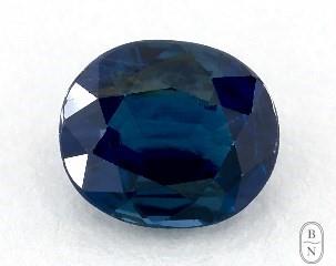 This 0.78 Oval Blue Sapphire is sold exclusively by Blue Nile 