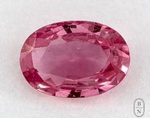 This 0.81 Oval Pink Sapphire is sold exclusively by Blue Nile 
