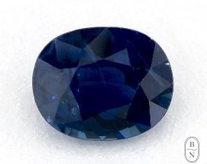 This 0.81 Oval Blue Sapphire is sold exclusively by Blue Nile 