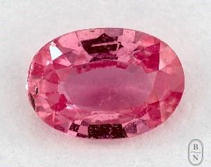 This 0.82 Oval Pink Sapphire is sold exclusively by Blue Nile 