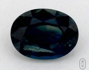 This 0.87 Oval Green Sapphire is sold exclusively by Blue Nile 