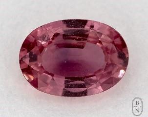 This 0.87 Oval Pink Sapphire is sold exclusively by Blue Nile 