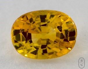This 0.95 Oval Yellow Sapphire is sold exclusively by Blue Nile 