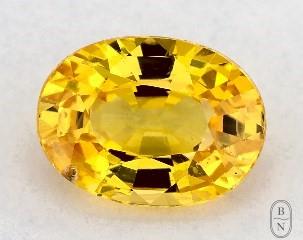 This 1.00 Oval Yellow Sapphire is sold exclusively by Blue Nile 