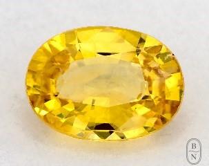 This 1.01 Oval Yellow Sapphire is sold exclusively by Blue Nile 