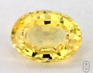 This 1.09 Oval Yellow Sapphire is sold exclusively by Blue Nile 
