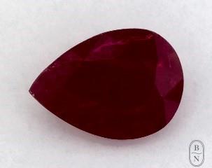 This 1.03 Pear Ruby is sold exclusively by Blue Nile 