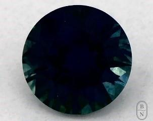 This 0.71 Round Green Sapphire is sold exclusively by Blue Nile 