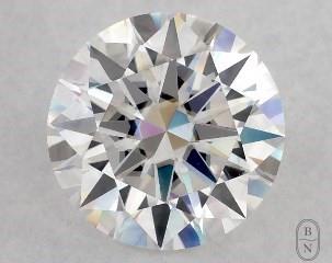 This 0.95 Round Moissanite is sold exclusively by Blue Nile 