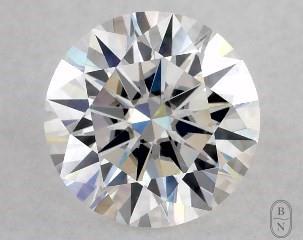This 0.95 Round Moissanite is sold exclusively by Blue Nile 